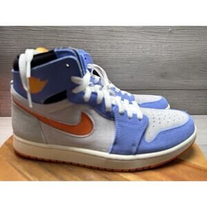 Nike Air Jordan 1 High Zoom CMFT 2 Shoes University Blue Sail DV1307-184 Size 10